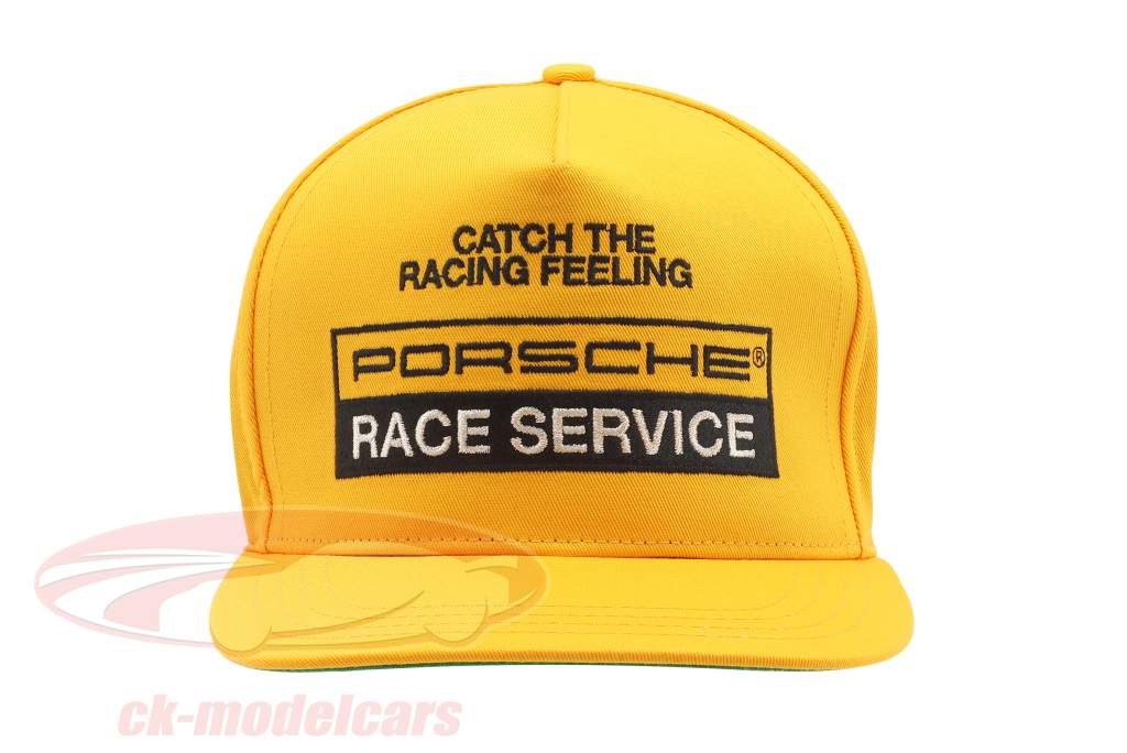 Gorra Porsche Race Service naranja