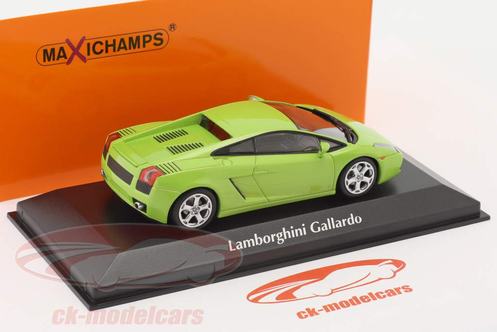 Lamborghini Gallardo year 2003 green metallic 1:43 Minichamps