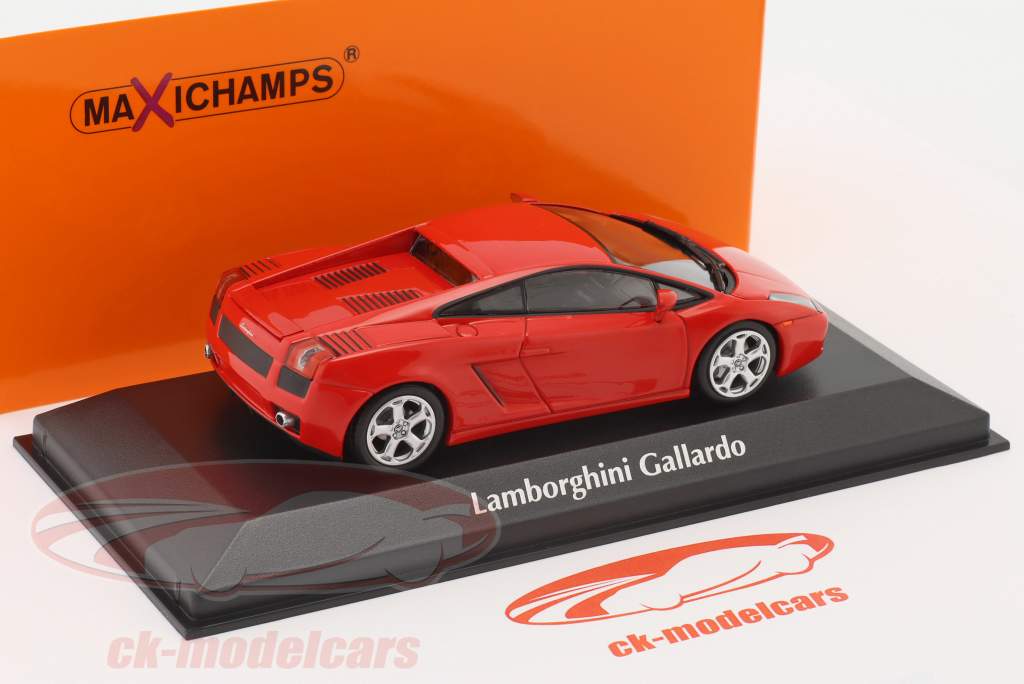 Lamborghini Gallardo Год постройки 2003 красный 1:43 Minichamps