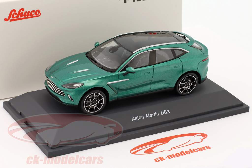 Aston Martin DBX Baujahr 2020 grün metallic 1:43 Schuco