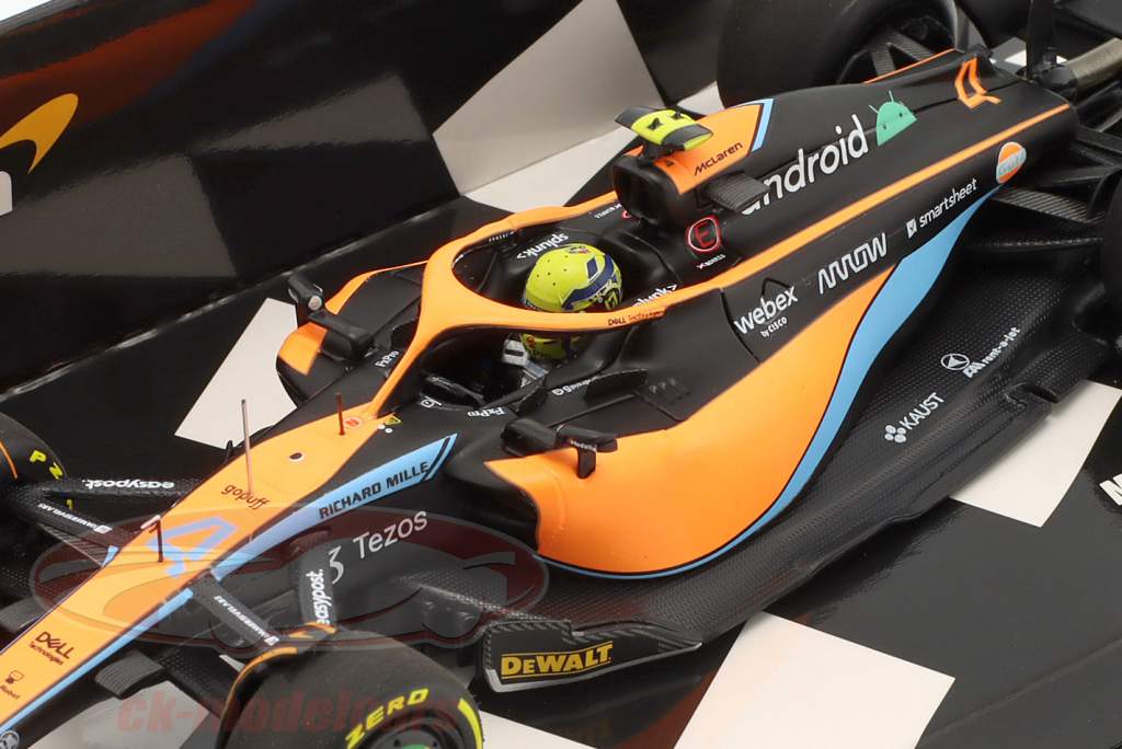 Lando Norris McLaren MCL36 #4 Baréin GP fórmula 1 2022 1:43 Minichamps