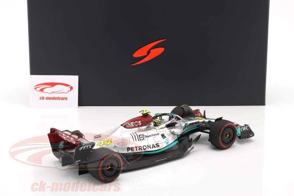 L. Hamilton Mercedes-AMG F1 W13 #44 3rd Bahrain GP Formel 1 2022 1:18 Spark
