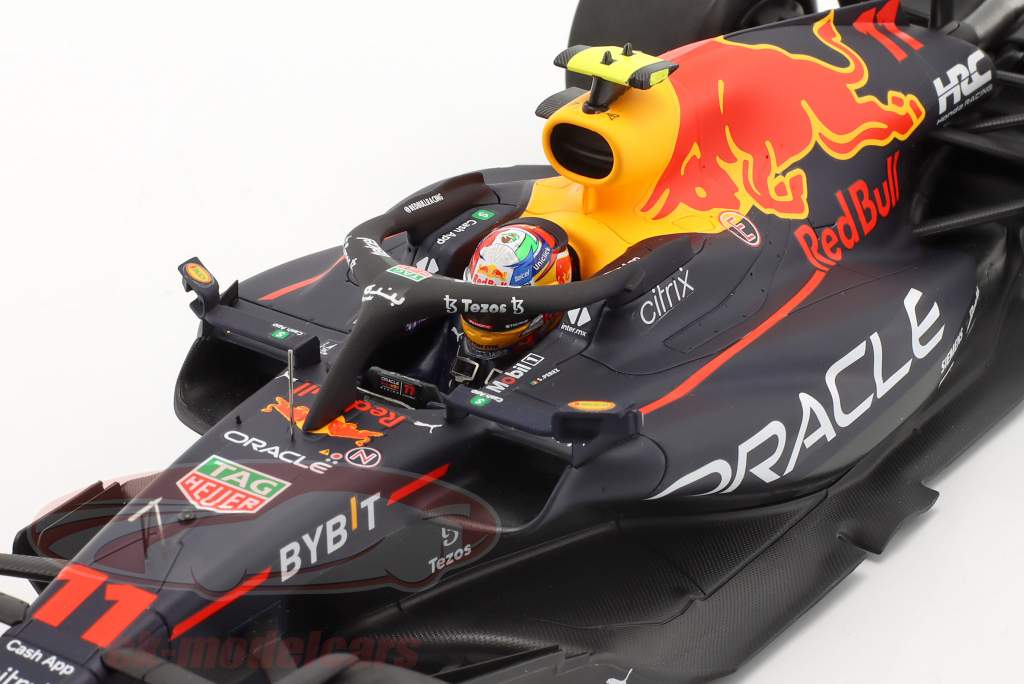 Sergio Perez Red Bull RB18 #11 Arabia Saudita Arabia GP fórmula 1 2022 1:18 Spark