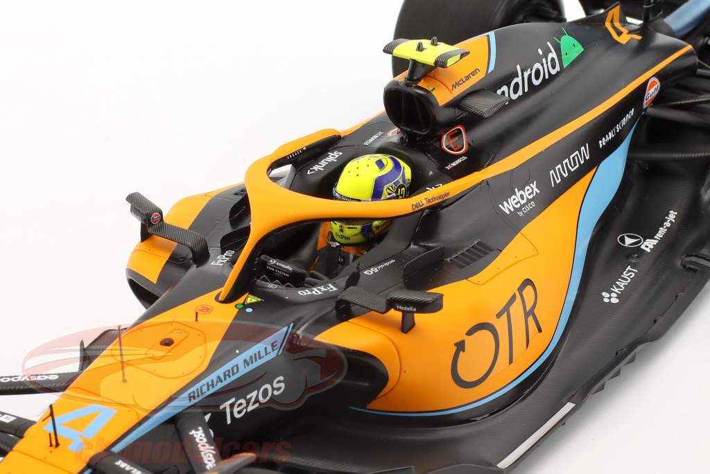 Lando Norris McLaren MCL36 #4 5th Australia GP formula 1 2022 1:18 Spark