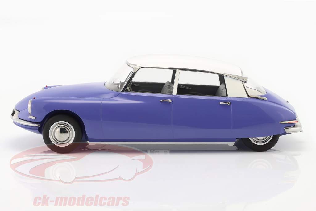 Citroen DS 19 Año de construcción 1959 violeta / Blanco 1:12 Norev