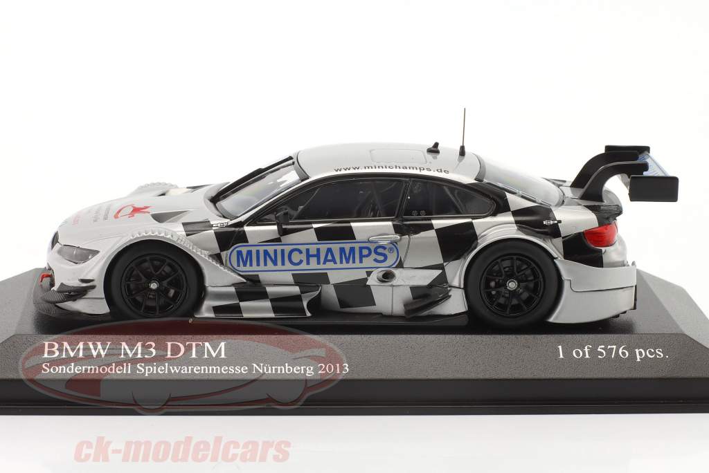 BMW M3 DTM modelo especial feira de brinquedos Nuremberg 2013 1:43 Minichamps