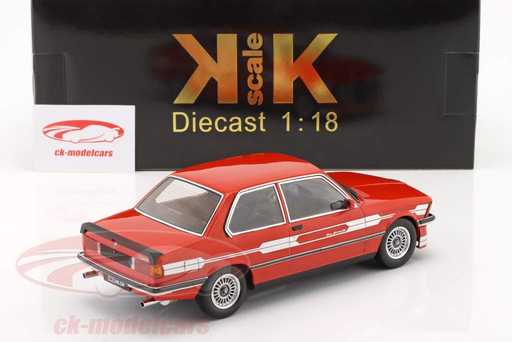BMW Alpina C1 (E21) 2.3 Baujahr 1980 rot 1:18 KK-Scale