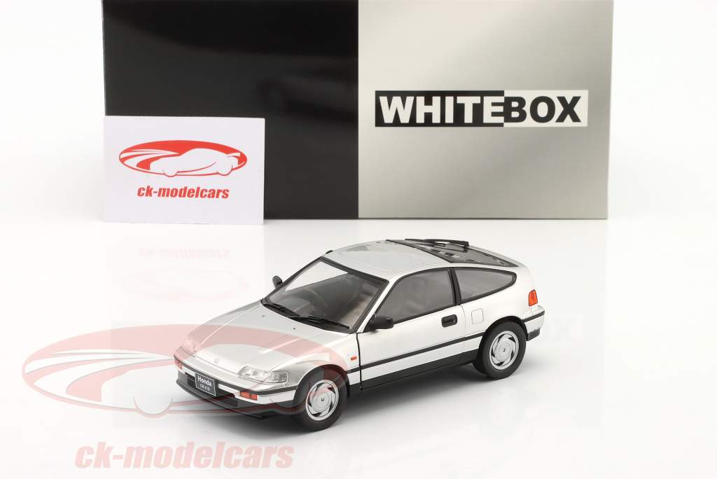 Honda CR-X RHD Baujahr 1987 silber 1:24 WhiteBox