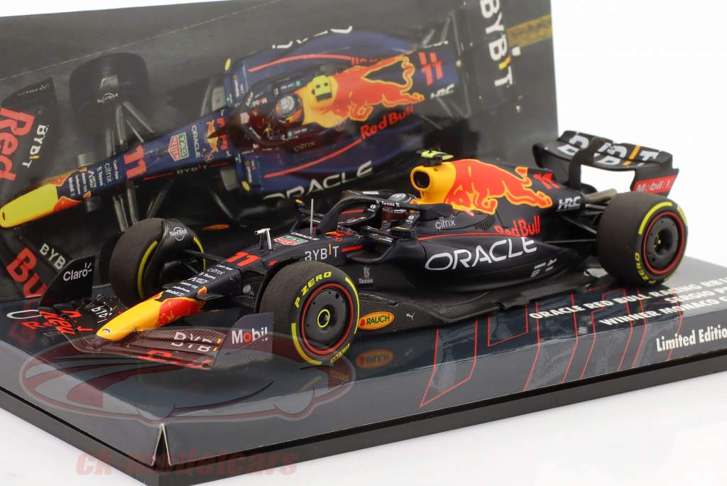 S. Perez Red Bull Racing RB18 #11 vinder Monaco GP formel 1 2022 1:43 Minichamps