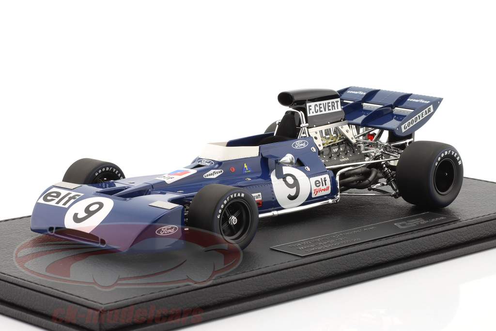 Francois Cevert Tyrrell 002 #9 Sieger USA GP 1971 1:18 GP Replicas