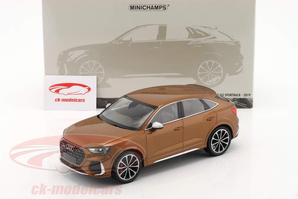 Audi RS Q3 Sportback year 2019 brown metallic 1:18 Minichamps