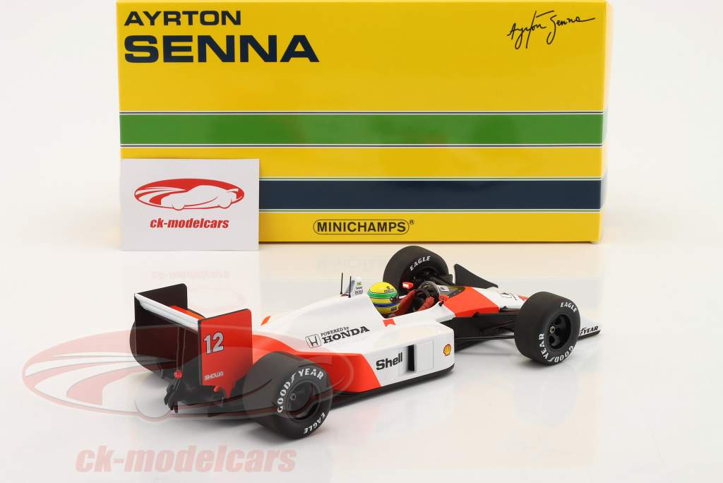 A. Senna McLaren MP4/4 #12 Winner Japan GP formula 1 World Champion 1988 1:18 Minichamps