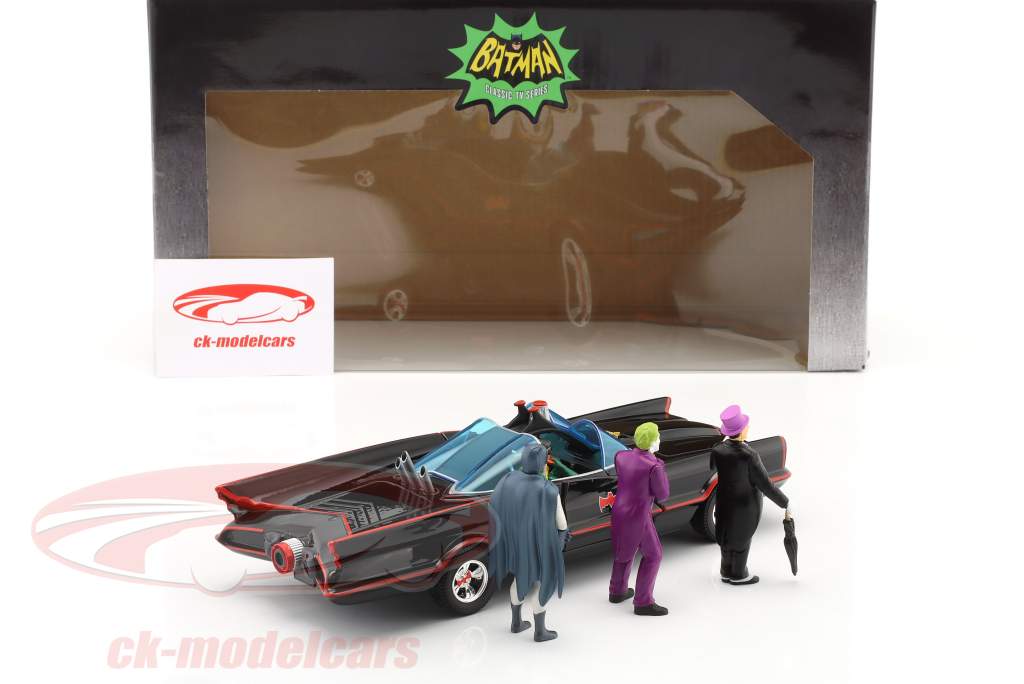 Batmobil Serie: "Batman" med tegn batman, Joker, Robin, pingvin 1:24 Jada Toys
