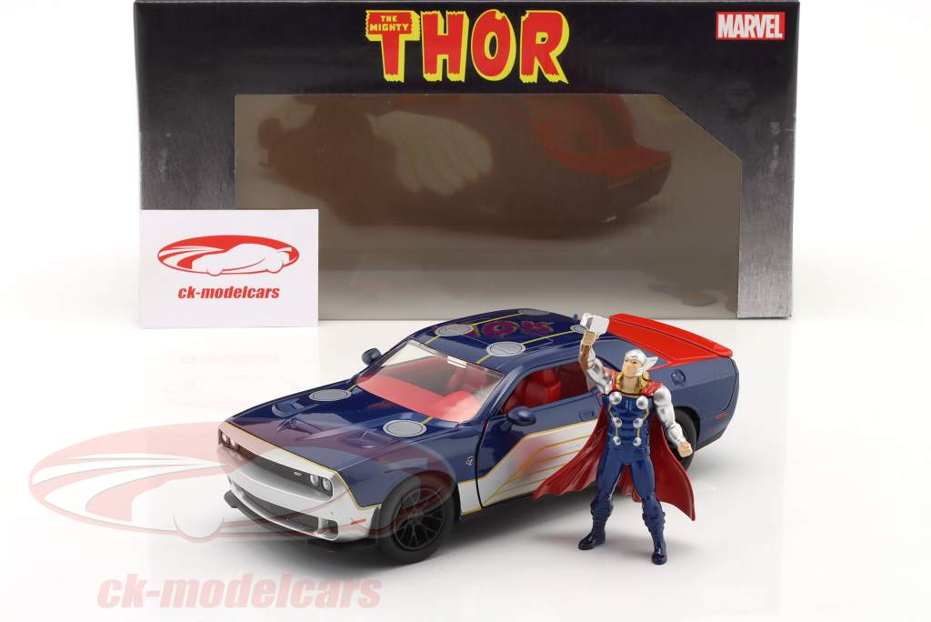 Dodge Challenger SRT Hellcat 电影： Thor 和 数字 Thor 1:24 Jada Toys