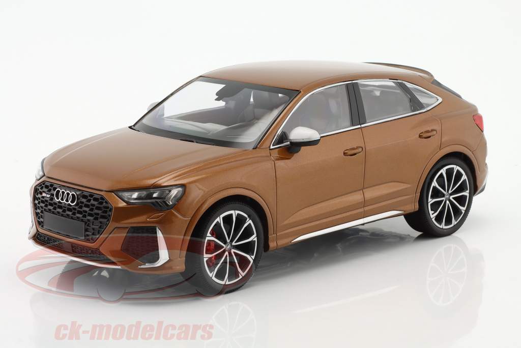 Audi RS Q3 Sportback Año de construcción 2019 marrón metálico 1:18 Minichamps