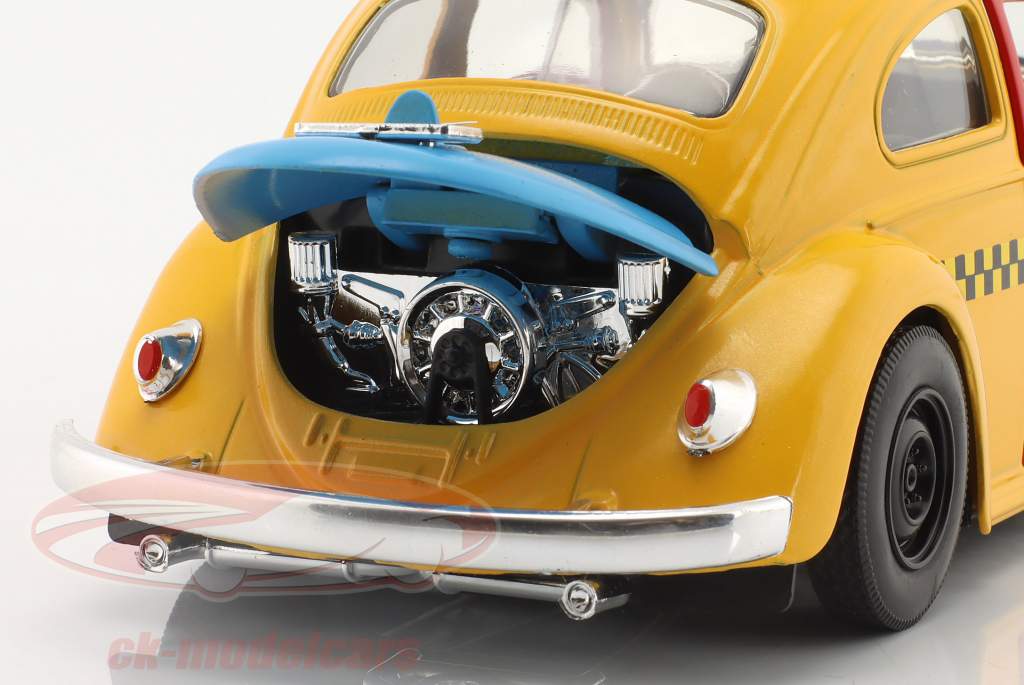 Volkswagen VW Escarabajo 1959 Series de Televisión plaza Sésamo con figura Oscar 1:24 Jada Toys