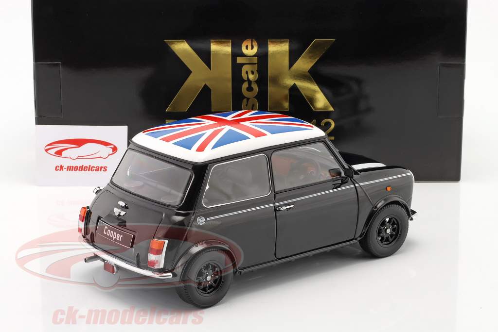 Mini Cooper Nero / Bianco / Union Jack RHD 1:12 KK-Scale