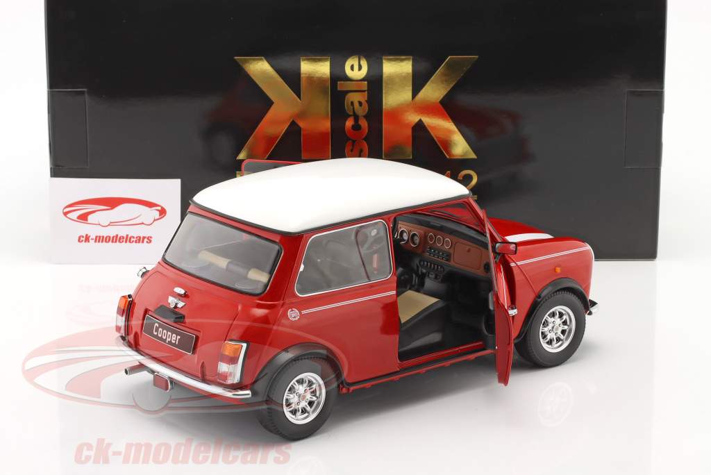 Mini Cooper rot / weiß LHD 1:12 KK-Scale