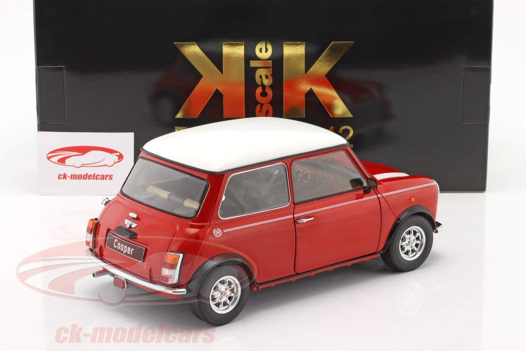 Mini Cooper rot / weiß LHD 1:12 KK-Scale