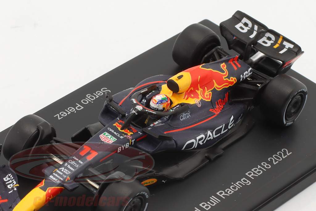 Sergio Perez Red Bull RB18 #11 fórmula 1 2022 1:64 Spark