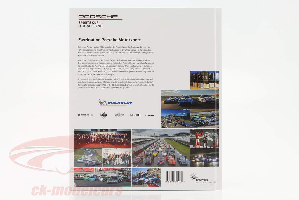 Um livro: Porsche Sports Cup Alemanha 2022 (Gruppe C Motorsport Verlag)