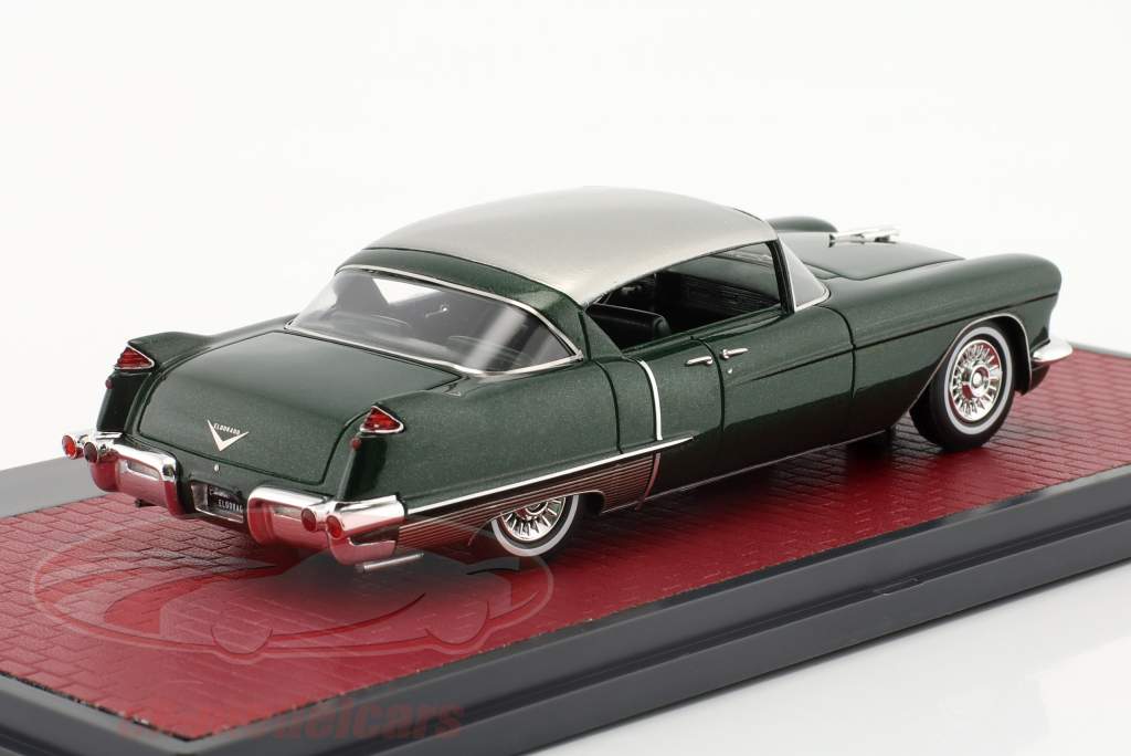 Cadillac Eldorado Brougham Dream Car XP38 1955 verde oscuro / plata 1:43 Matrix