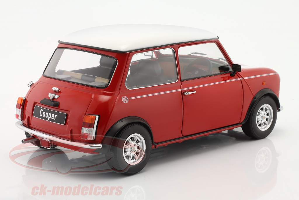 Mini Cooper red / white RHD 1:12 KK-Scale