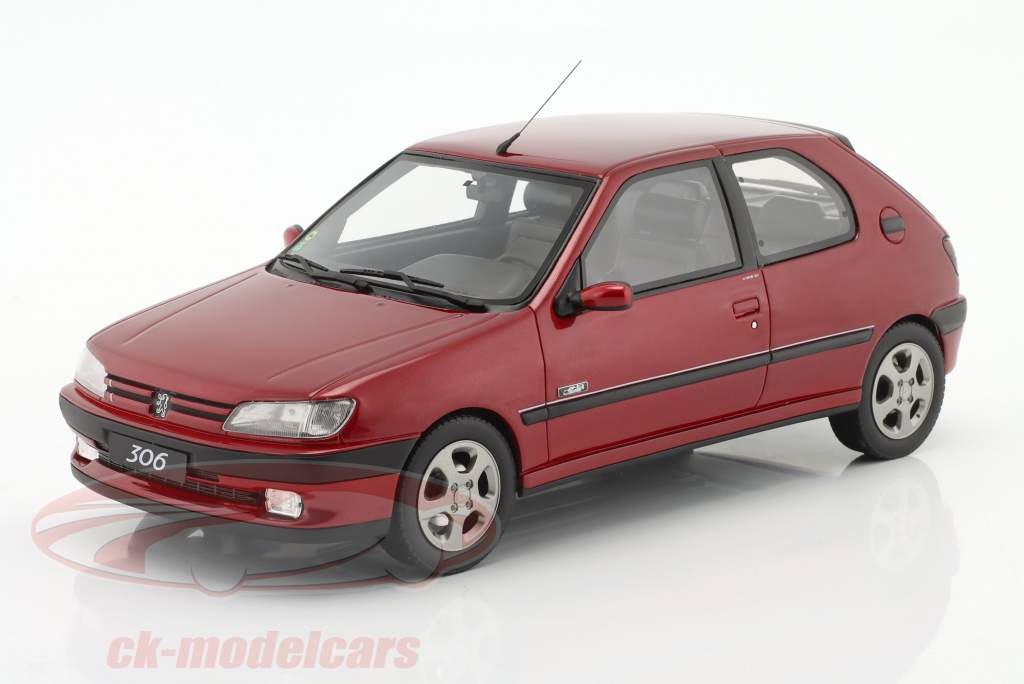 Peugeot 306 S16 LeMans Byggeår 1994 lucifer rød 1:18 OttOmobile
