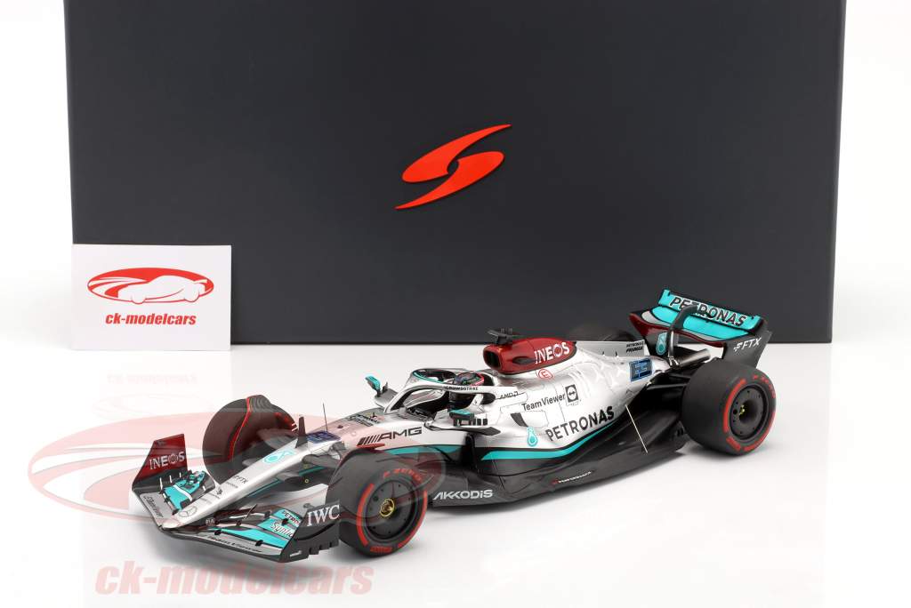 George Russell Mercedes-AMG F1 W13 #63 4th Bahrain GP Formel 1 2022 1:18 Spark