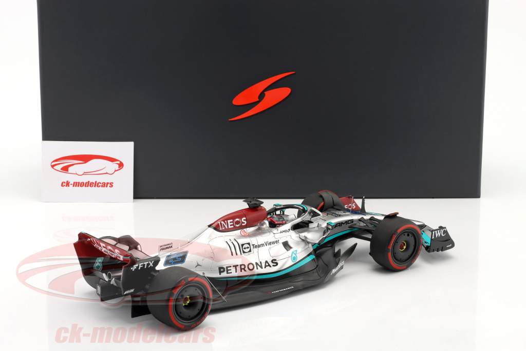 George Russell Mercedes-AMG F1 W13 #63 4 Bahrain GP formel 1 2022 1:18 Spark