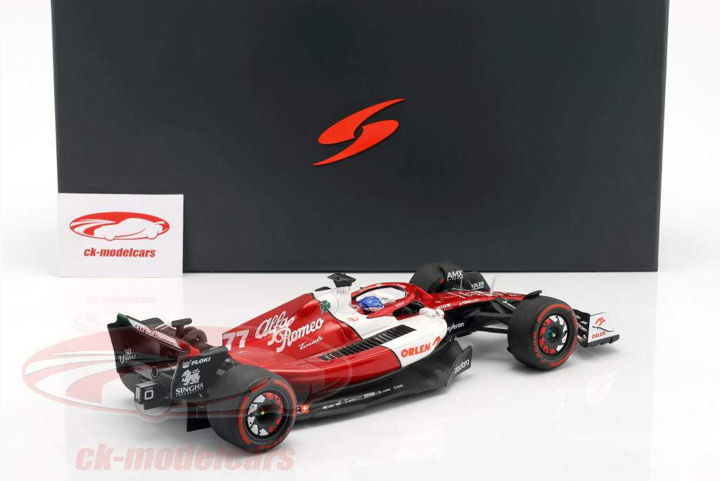 Valtteri Bottas Alfa Romeo C42 #77 6 Bahrain GP formel 1 2022 1:18 Spark