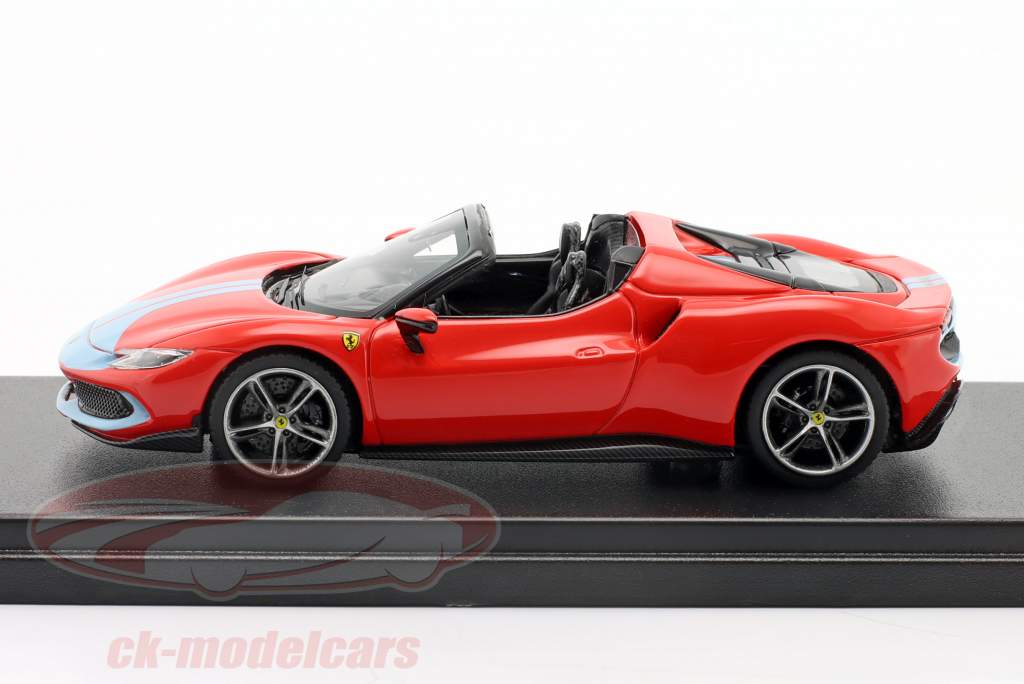 Ferrari 296 GTS Assetto Fiorano Byggeår 2022 scuderia rød 1:43 LookSmart