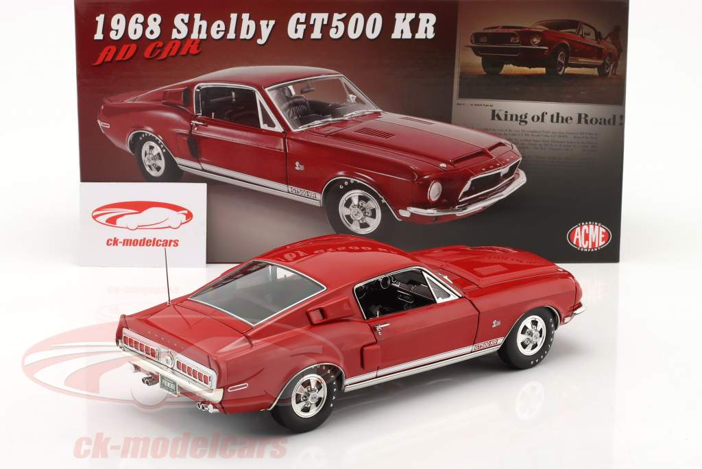 Shelby GT500 KR King of the Road 1968 red 1:18 GMP