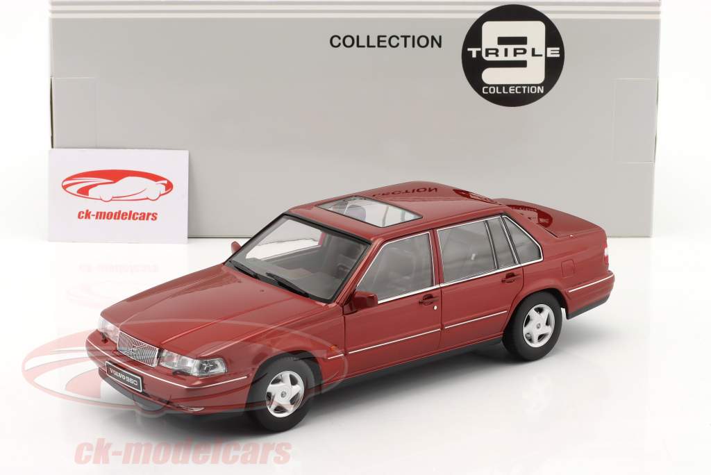 Volvo 960 année de construction 1996 rouge métallique 1:18 Triple9