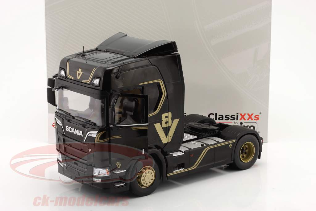 Scania R-Serie R500 Sattelzugmaschine 2019 schwarz 1:18 Premium ClassiXXs