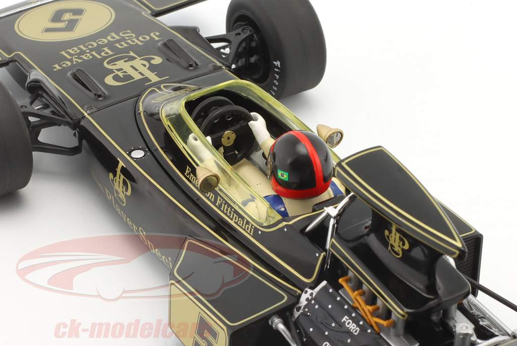 E. Fittipaldi Lotus 72D #5 winner Spain GP formula 1 World Champion 1972 1:18 MCG