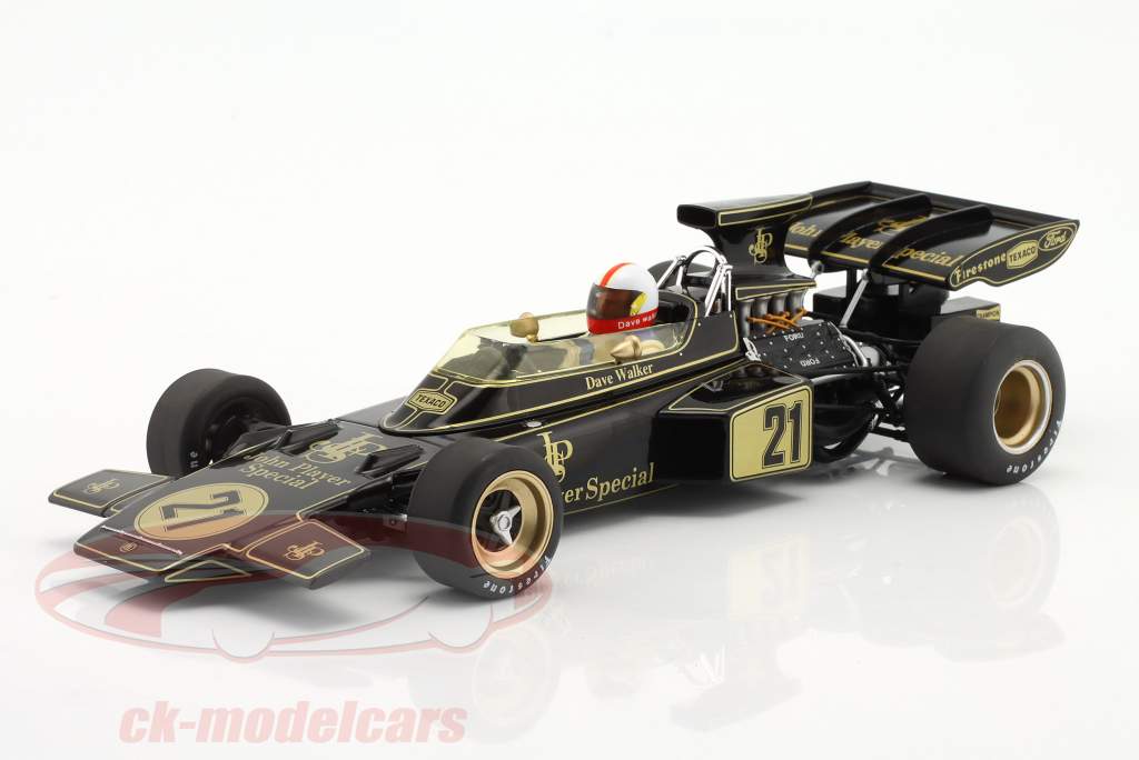 Dave Walker Lotus 72D #21 西班牙 GP 公式 1 1972 1:18 MCG