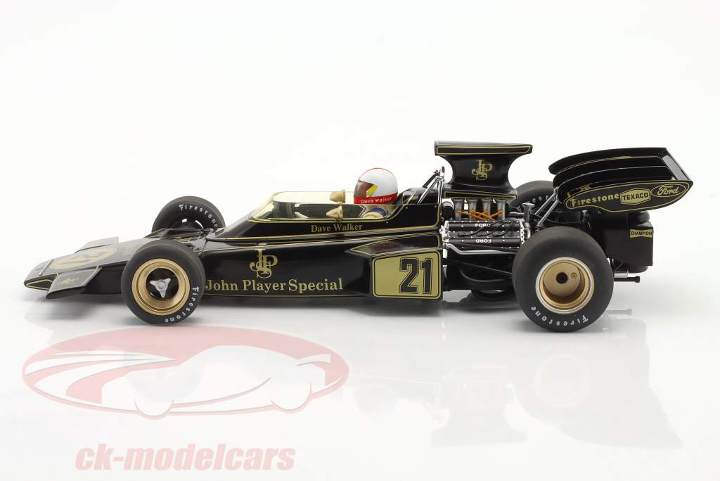 Dave Walker Lotus 72D #21 Испания GP формула 1 1972 1:18 MCG
