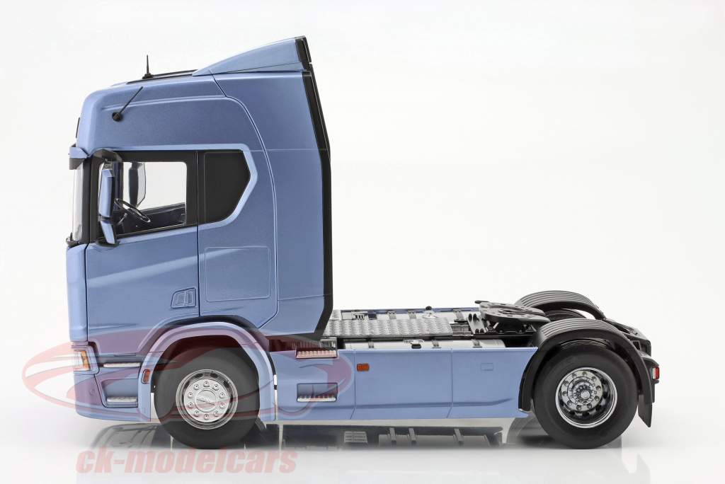 Scania serie R R500 SZM 2019 Azul claro metálico 1:18 Premium ClassiXXs