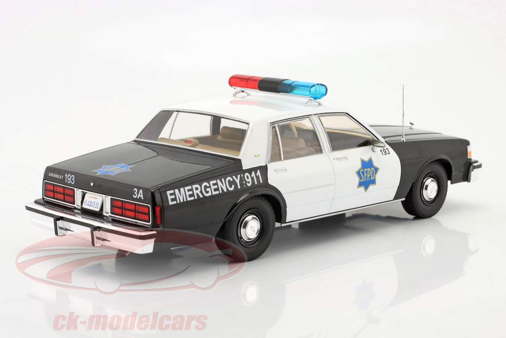 Chevrolet Caprice полиция сан Франциско черный / Белый 1:18 Model Car Group