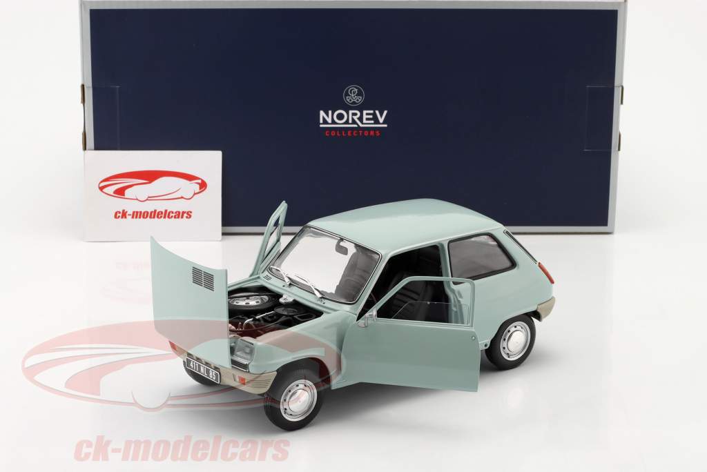 Renault 5 (R5) Año de construcción 1972 Azul claro 1:18 Norev