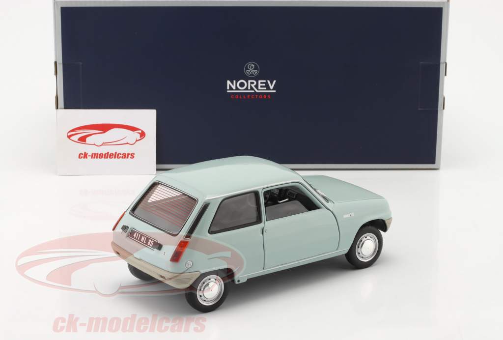 Renault 5 (R5) Año de construcción 1972 Azul claro 1:18 Norev