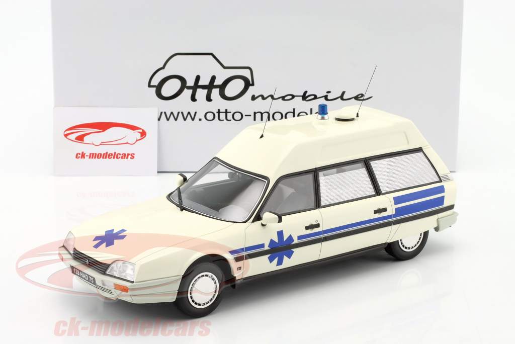Citroën CX Break Ambulance Quasar Heuliez 1987 Blanco 1:18 OttOmobile