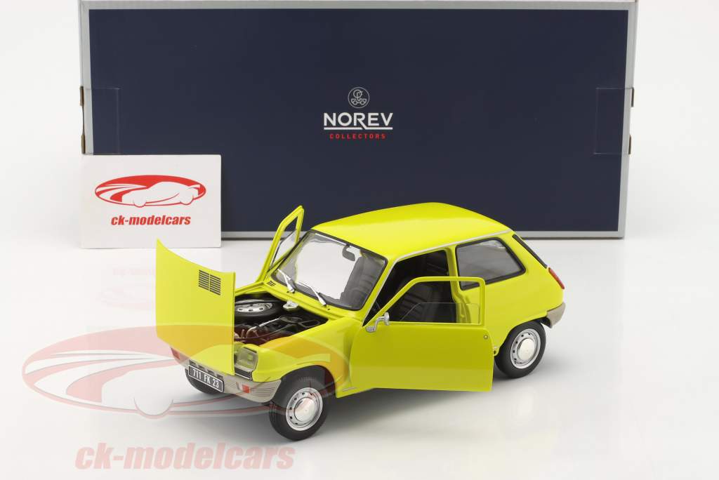 Renault 5 (R5) Año de construcción 1974 amarillo 1:18 Norev