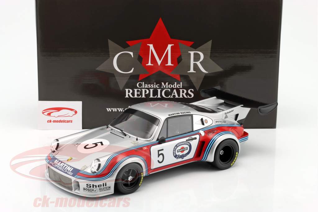 Porsche 911 Carrera RSR Turbo #5 5ème 1000km Brands Hatch 1974 Martini Racing 1:12 CMR