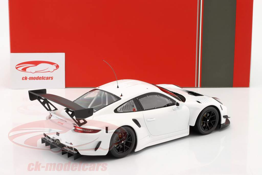 Porsche 911 GT3 R Plain Body Version weiß 1:18 Ixo