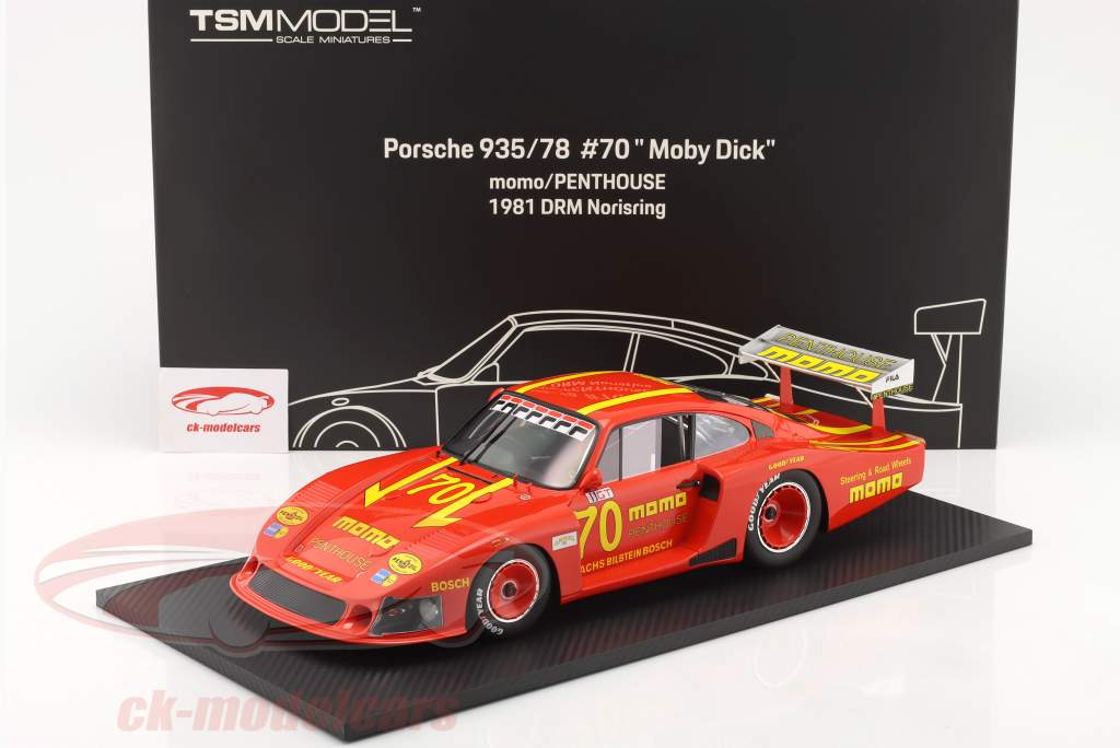 Porsche 935/78 Moby Dick #70 2 DRM Norisring 1981 G. Moretti 1:12 TrueScale