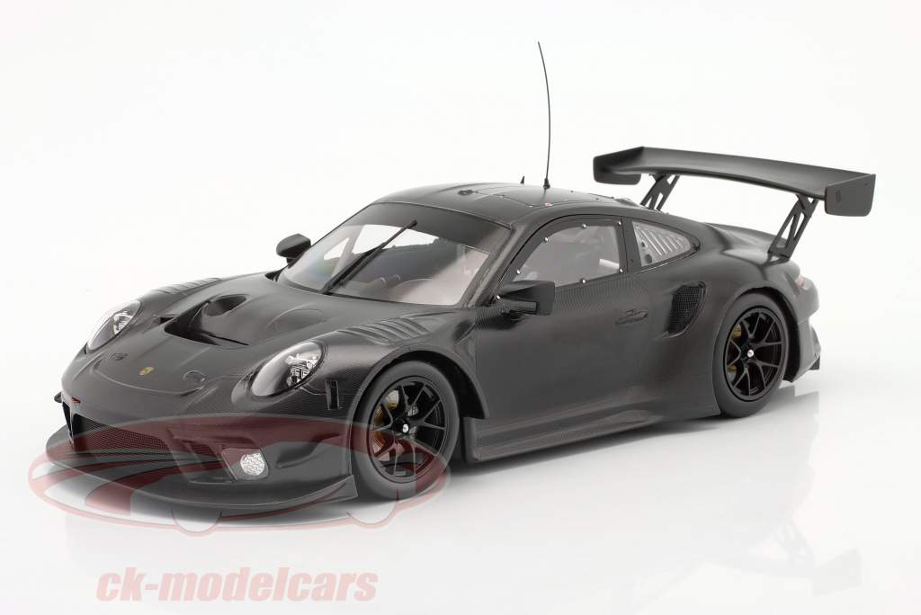 Porsche 911 GT3 R Plain Body Version черный 1:18 Ixo