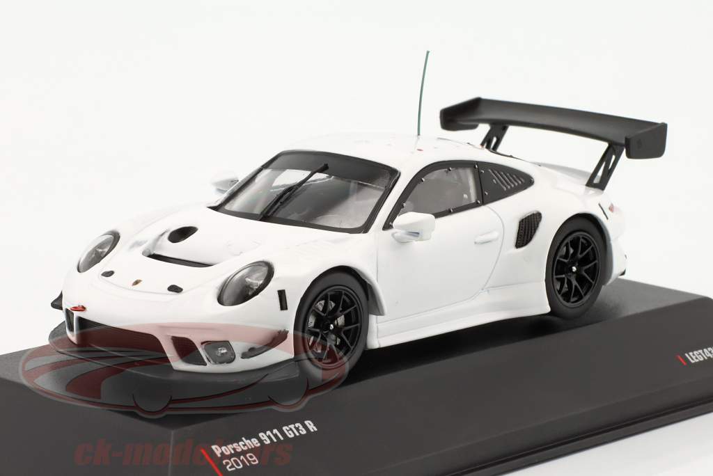 Porsche 911 GT3 R Plain Body Version Белый 1:43 Ixo