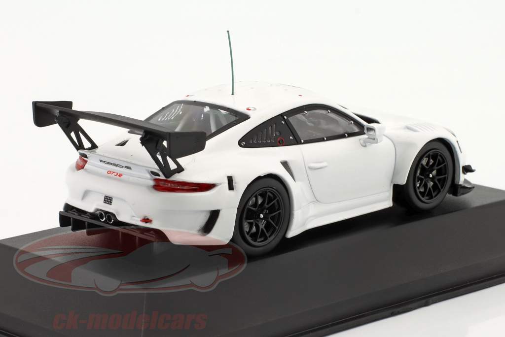 Porsche 911 GT3 R Plain Body Version hvid 1:43 Ixo
